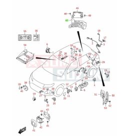 Suzuki Vitara 2018-> szenzor tartó gyári 3F501-86R00