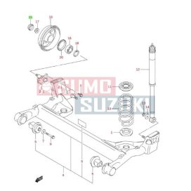 Suzuki Swift kerékcsapágy porvédó kupak 43241-86G01