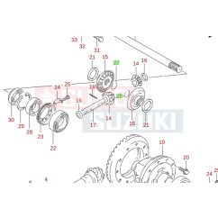   Suzuki Vitara SE416 zéger gyűrű differenciálműben 44111-65D00