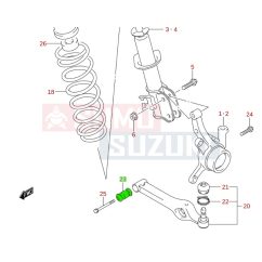 Suzuki WR+ első lengőkar hátsó szilent 45261-77A10