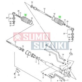   Suzuki Swift kormánymű gumiharang 1,0-1,3-1,6 (szervós) 48571-60B10