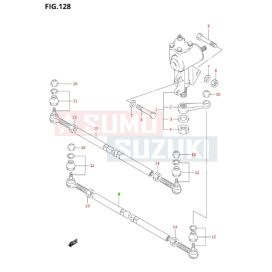   Suzuki Jimny Gyári Kormányösszekötő rúd gömbfejjel, nem szervós, rövid