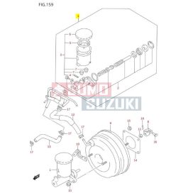   Suzuki Swift főfékhenger '97-'03 (Bosch rendszer, ABS-es autókhoz) gyári eredeti 51100-80EA1