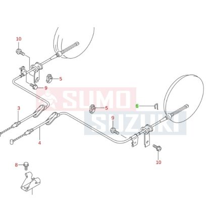 Suzuki Ignis WR+ kézifék állító zéger 53771-83E00