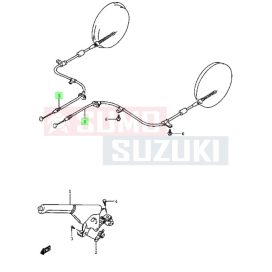 Suzuki Swift Sedan 5a. ABS-hez kézifék bowden