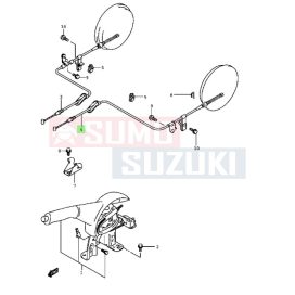   Suzuki Wagon R kézifék bowden, bal (alvázsz.: ...140489-től 210000-ig)  54420-83E20