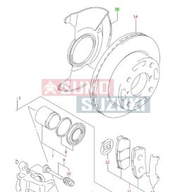Suzuki Alto féktárcsa porvédő lemez GYÁRI 55321M79G00
