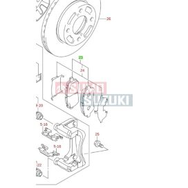 Suzuki Swift fékbetét első 2018-tól GYÁRI 55810-52R50