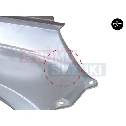 Suzuki Ignis 2017-től bal első sárvédő 57711-62R00 Indexes Sérült