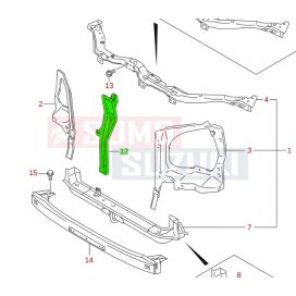 Suzuki WR+ kereszttartó összekötő Diesel 58240-84E00