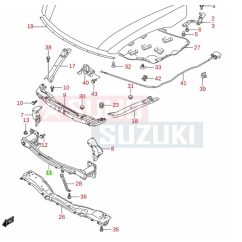   Suzuki Swift 2010-> Lökhárító tartó első JAPÁN 58270-68L00