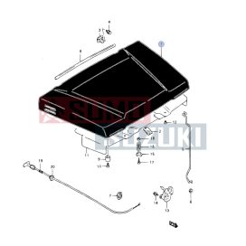 Suzuki Samurai Gyári motorháztető fekete 58300-84CA0