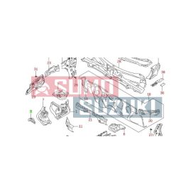 Suzuki Swift lökhárító tartó jobb 58312-68L00