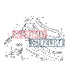 Suzuki Swift kerékív lemez jobb 58330-68L00