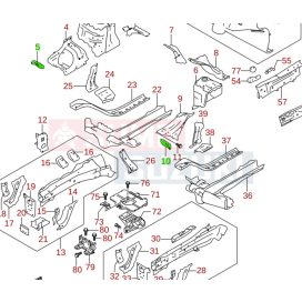 Suzuki SX4 S-Cross lemez doblemeznél 58333-61M00