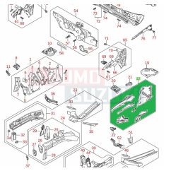 Suzuki Swift 2017-2024 doblemez bal első 58410-52R00