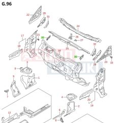 Suzuki Alto 2009-> Sárvédő tartó 59732M68K00