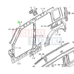 Suzuki Vitara SE416 A oszlop belső rész 63111-56B00