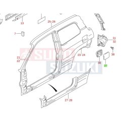 Suzuki Ignis Sport üzemanyag beöntő fedél 64570-80G02