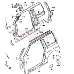 Suzuki Vitara SE416 merevítő bal hátsó 64710-61A00