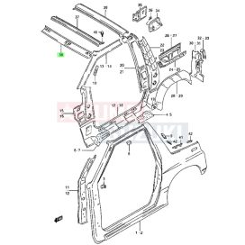 Suzuki Vitara SE416 tetőmerevítő első 65115-60A00