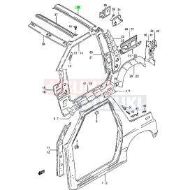 Suzuki Vitara SE416 B oszlop összekötő 65120-60A10