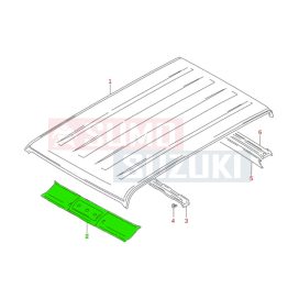 Suzuki Vitara SE416 tetőlemez merevítő 65130-61A20