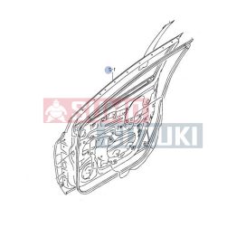 Suzuki S-cross jobb első ajtó 68001-61M01 SÉRÜLT