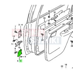   Suzuki Vitara SE416 5 ajtós ajtózsanér bal hátsó alsó 69460-56B10