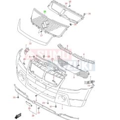 Suzuki Grand Vitara hűtődíszrács 71741-65J00-38B