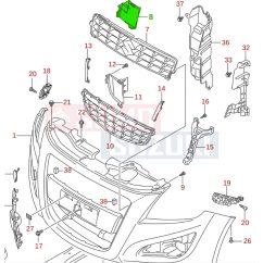   Suzuki Splash Type4 hűtődíszrács burkolat 71742-85L00-5PK