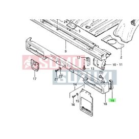 Suzuki Samurai lökhárító sarokvédő 71821-80002