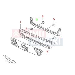 Suzuki Swift 1992-2004 hűtődíszrács tartó 72131-80EC0