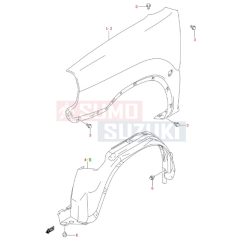 Suzuki Ignis SPORT dobbetét bal első 72322-60J00