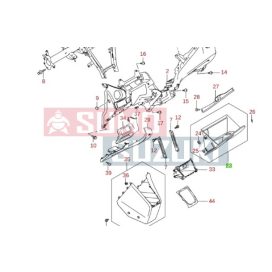 Suzuki Celerio kesztyűtartró GYÁRI 73410-84M51-P4Z