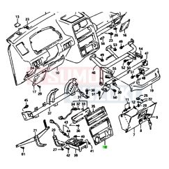 Suzuki Vitara SE416 középkonzol fedél 73841-60A20-5PK