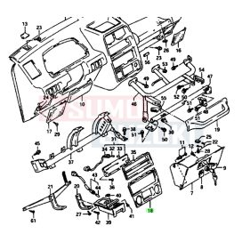 Suzuki Vitara SE416 középkonzol fedél 73841-60A20-5PK