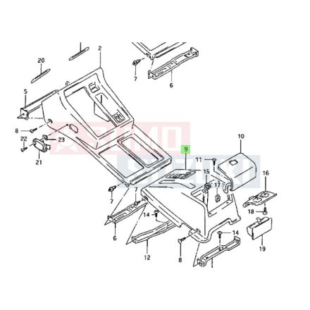 Suzuki Vitara SE416 kézifék takaró 73921-56B00-5ES