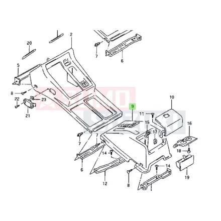 Suzuki Vitara SE416 kézifék takaró 73921-56B00-5ES