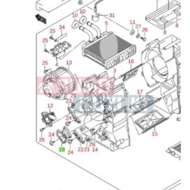 Suzuki Ignis fűtés terelő lemez  74184-83E10