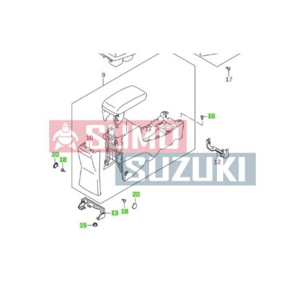 Lakťová opierkaVitara, S cross 75850-61M00