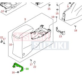   Suzuki Vitara , S-Cross középső kartámasz tartó lemez Gyári