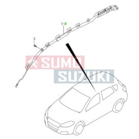 Suzuki S-Cross függöny légzsák bal 76490-61M00-E