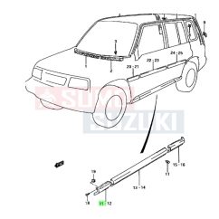   Suzuki Vitara SE416 küszöb védő sárvédőnél jobb 77531-56B00-5PK