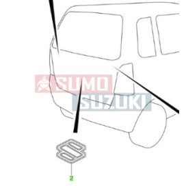 Suzuki WR+ embléma hátsó "S" 77811-65D01-0PG-E