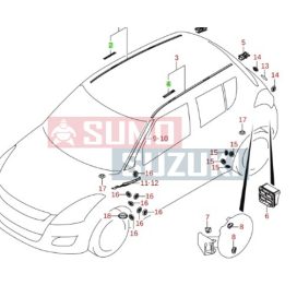 Suzuki Swift tetődísz zárólemez 78132-68L01
