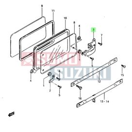 Suzuki Samurai oldal ablak zár (GYÁRI) S-81430-80102-E