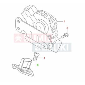   Suzuki Baleno csomagtér zár ellenrész, ütköző 82650M79J00