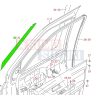 Suzuki Swift 2005-2010 ajtó fólia a oszlopnál jobb 83921-63J00-0CE