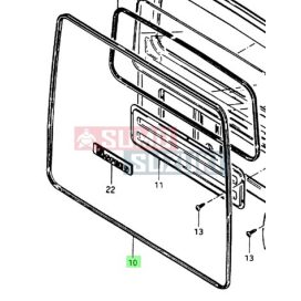  Suzuki Samurai hátsó ajtó tömítőgumi (gyári) 84681-82CA0-E